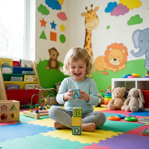 Cheerful Nursery Decor for Kids | Colorful Educational Toys