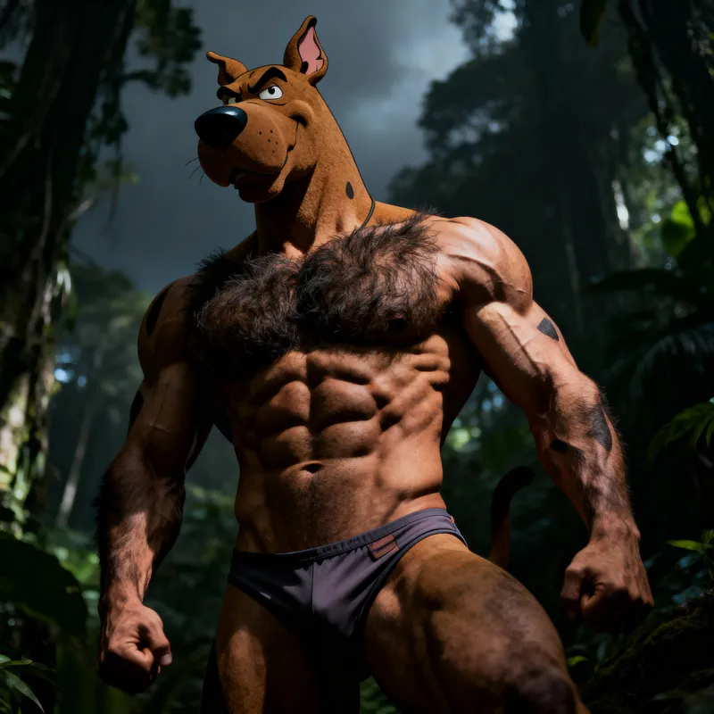 Cocky Scooby-Doo: Jungle Fitness Icon in 4K Cocky Scooby-Doo: Jungle Fitness Icon in 4K
