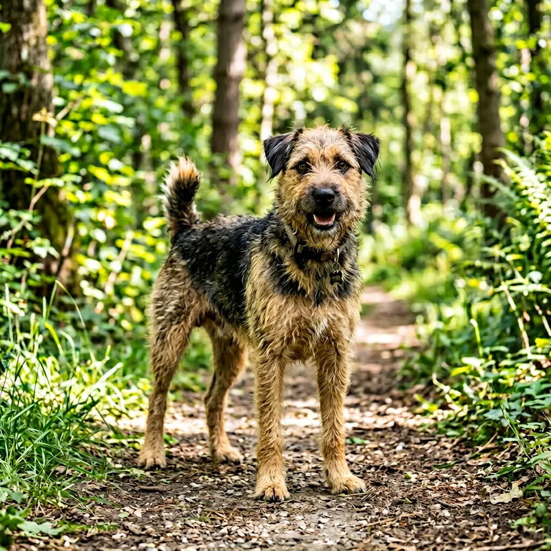 Lean Thor Dog with Short Tail and Black Muzzle