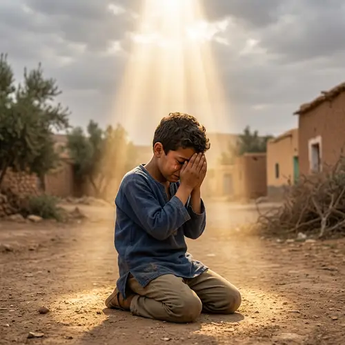 Miraculous Light: A Boy in Tears