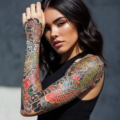 Madison Beer: Stunning Full Sleeve Japanese Tattoos