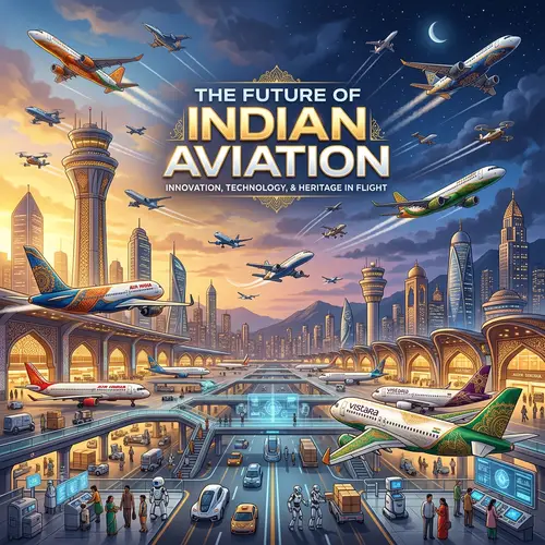 Future of Indian Aviation Poster | The Future of Aviation in India