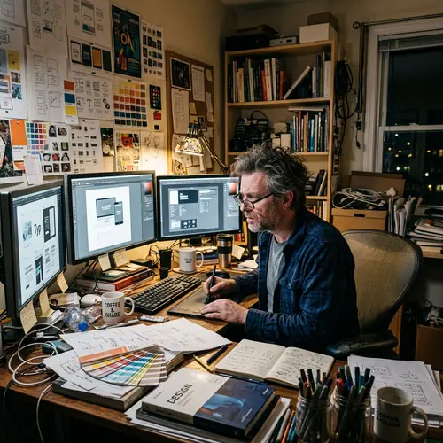 Passionate but Imperfect: Life of a Stressed Graphic Designer