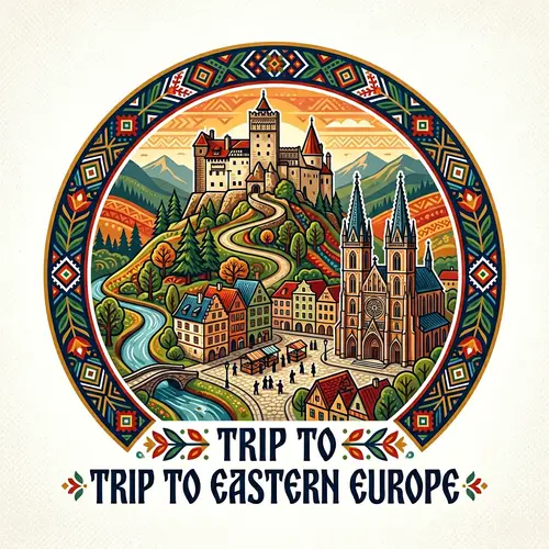 Trip to Eastern Europe Logo: Rich Cultures & Historic Landmarks