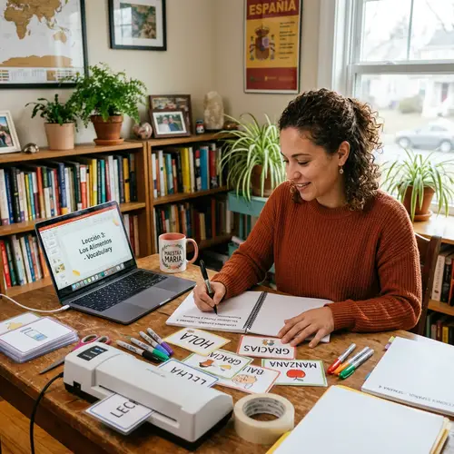 Home Teacher Creating Language Materials