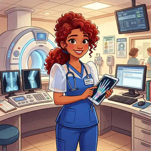 Cartoon Disney Radiology Technicia Art