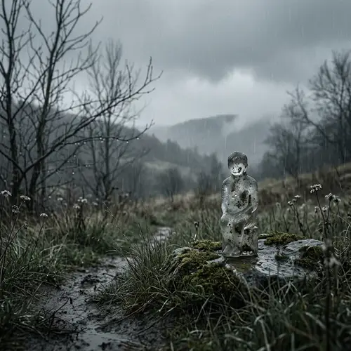 Abstract Depression Artwork: A Poignant Landscape