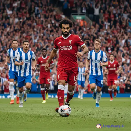 Professional Football Player in Red Uniform