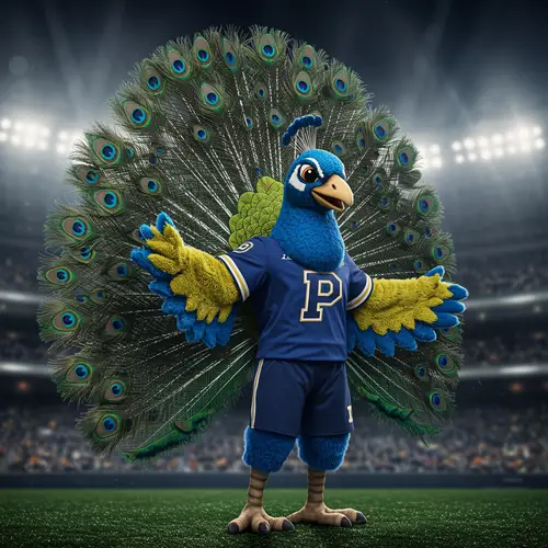Vibrant Peacock Mascot Design