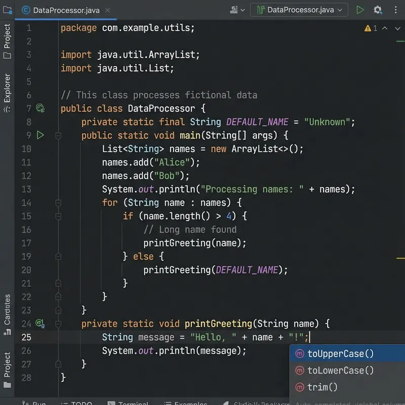 Java Code Programming Platform | Syntax Highlighting & Auto-Complete
