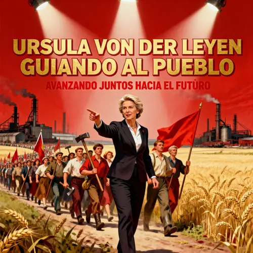 Ursula von der Leyen in Soviet-Style Propaganda