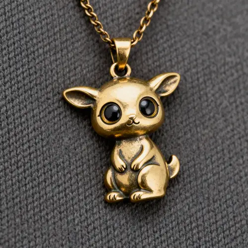 Cute Animal Brass Jewelry for Young People