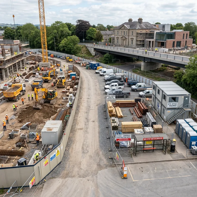 Construction Site Zoning: Refurbishment and Extension Work