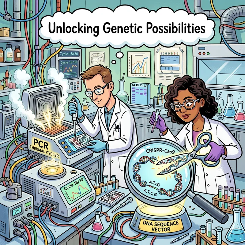 Unlocking Genetic Possibilities: PCR, CRISPR, and Vector in Lab