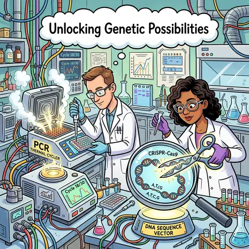 Genetic Possibilities Unlocked: PCR, CRISPR, and Vector in Lab