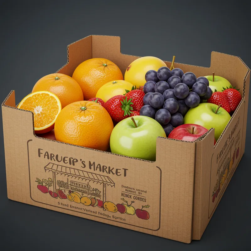 Cardboard Packaging for Fruits