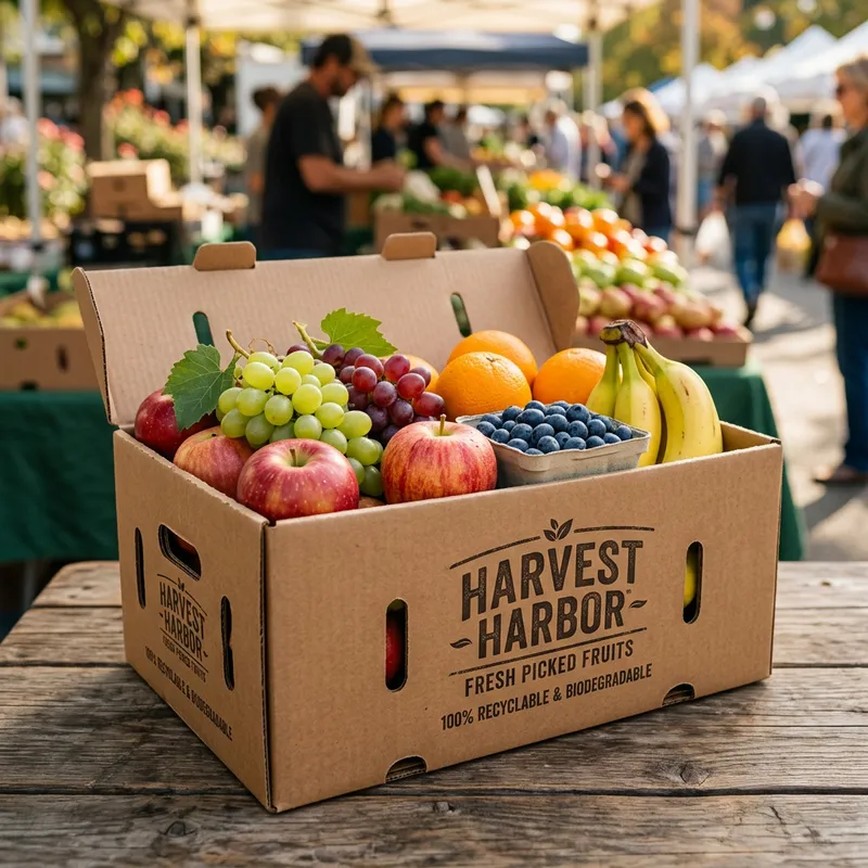 Cardboard Packaging for Fruits