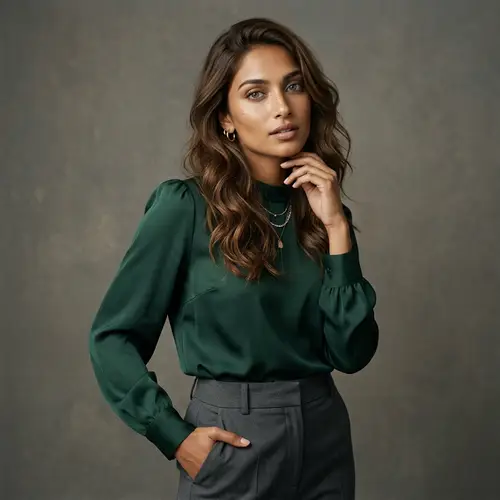 Stunning South Asian Model in Fashion Photography