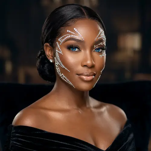 Glamorous Portrait of a Confident Black Woman