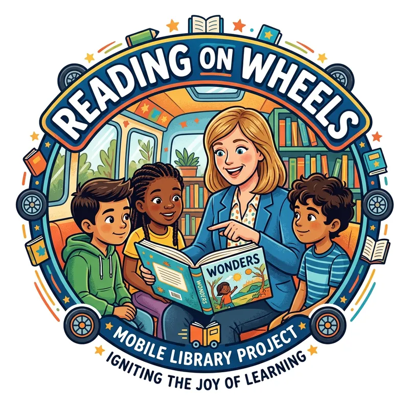 Reading on Wheels: Engaging Teacher & Diverse Students Scene