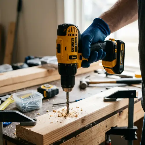 Handheld Power Tool for Drilling Holes - The Drill
