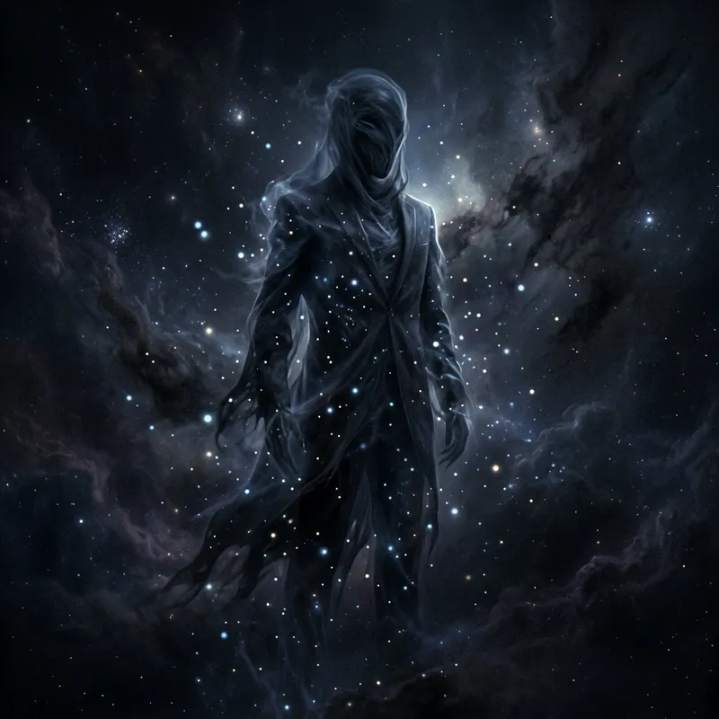 Mysterious Alien in the Shadows: Explore the Void