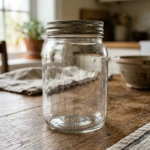 Elegant Classic Glass Jar for Your Home