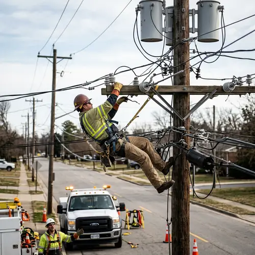 Lineman Falling onto Distribution System | Accidents Happen
