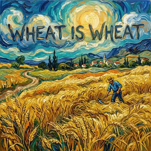 Wheat is Wheat in Van Gogh Style Art