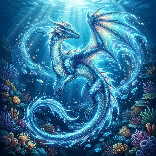 Majestic Seawing Dragon | Graceful Underwater Dance