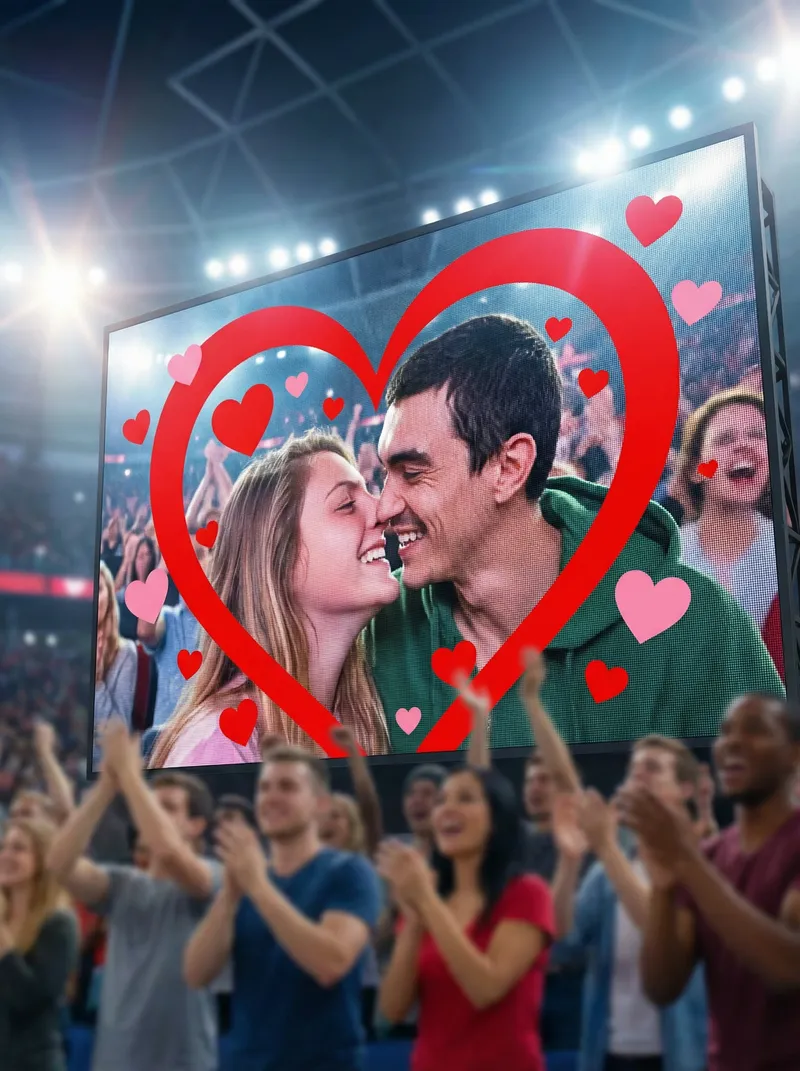 Stadium Kiss-Cam Moments: Heartfelt Sports Memories