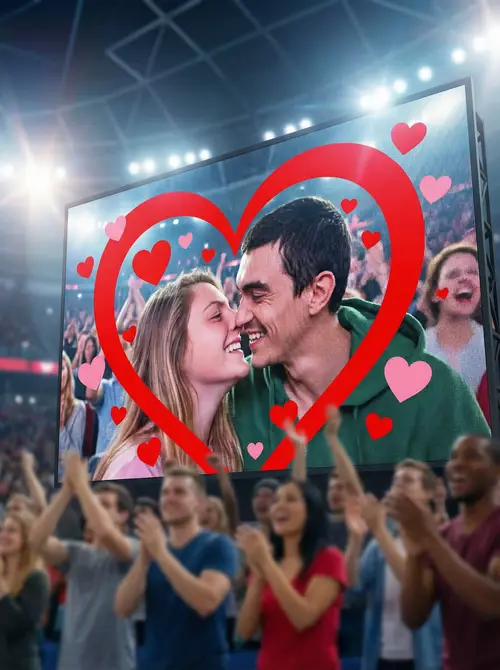 Stadium Kiss-Cam Moments: Heartfelt Sports Memories