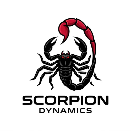 Stunning Black Scorpion Logo Design