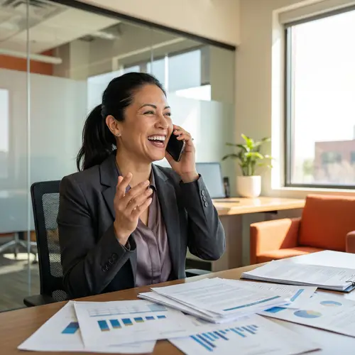 Confident Mexican Model in Dynamic Corporate Setting