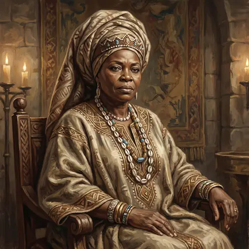 Regal African Mother of King Digital Art