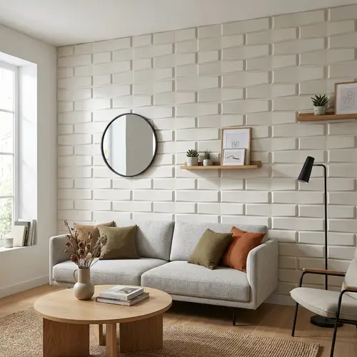 3D Brick Format Gypsum Panels | Home Design Solutions