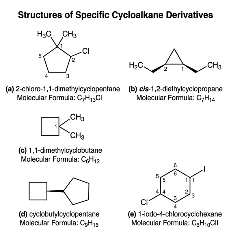 Chemical Compound Structures: Detailed Diagrams & Descriptions