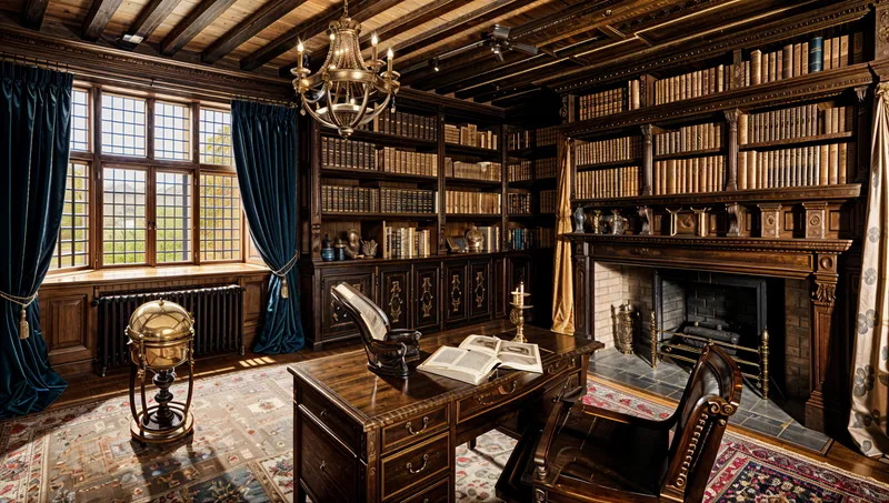 Cozy Vintage Study Room Ideas