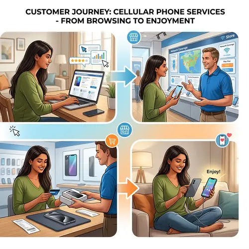 Customer Journey in Cellular Phone Services - Online Browsing to Purchase
