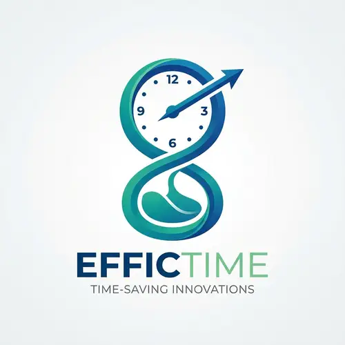 Modern Time-Saving Product Logo Design