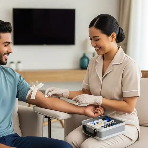 Home Blood Testing by Professional Filipina Nurse