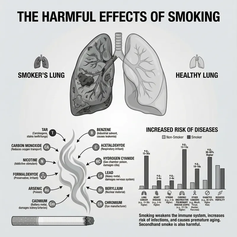 Health Risks of Smoking: Infographic & Statistics
