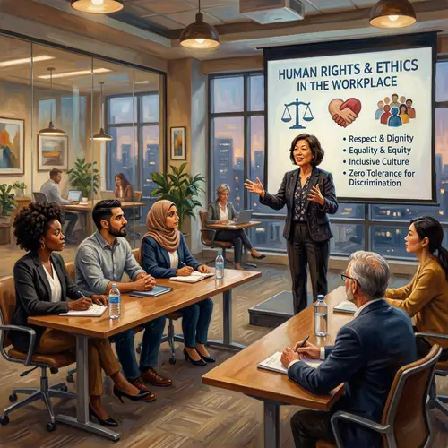 Human Rights Training Session for Ethical Workplace - Diversity & Inclusivity Focus