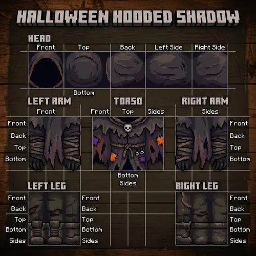 Halloween Minecraft Skin Without a Face