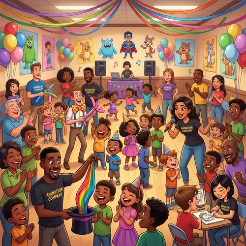 Lively Animation Company for Your Party - Fun-filled Atmosphere