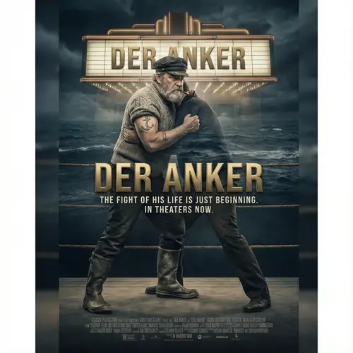 Epic Movie Poster for Wrestler 'Der Anker'