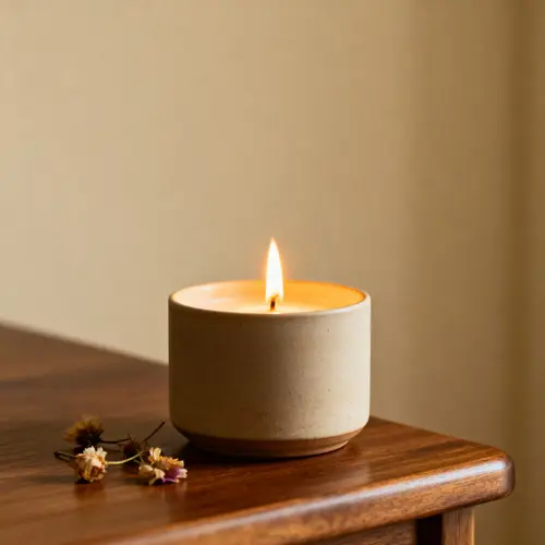 Candlelight Safety Symbol: Peace and Comfort