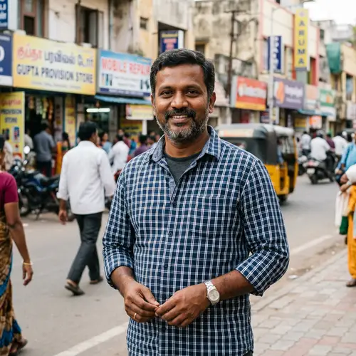 Indian Descent Man - Stock Photo