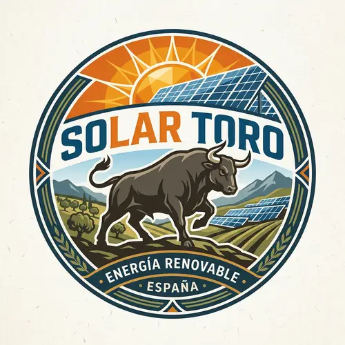 Solar Panels and Spanish Bull Design Concept