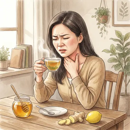 Soothing Herbal Tea for Sore Throat Relief